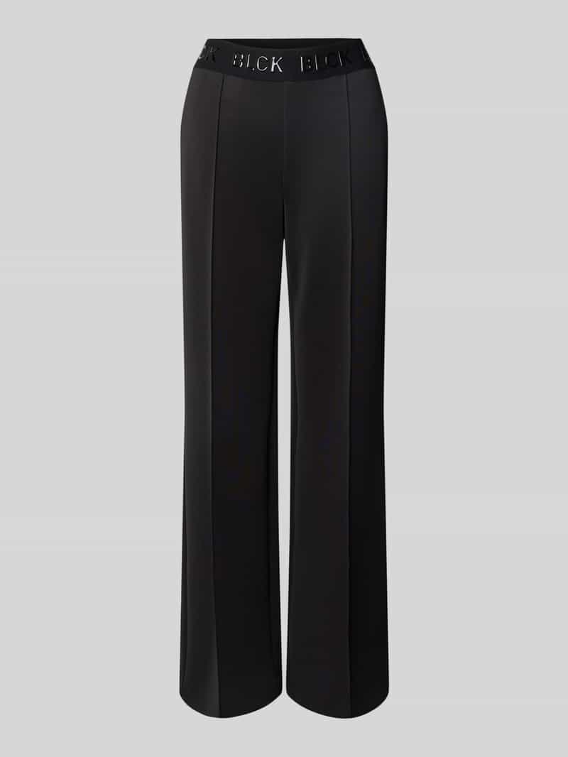 s.Oliver BLACK LABEL Straight leg broek met elastische band