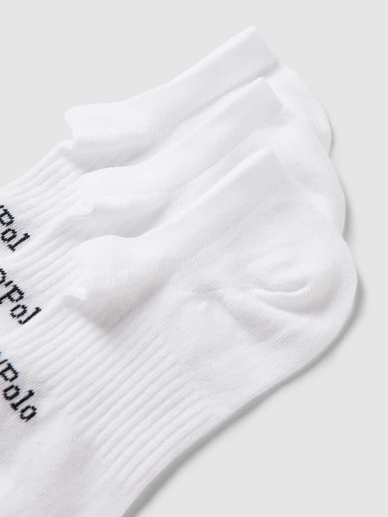 MARC O POLO Sneakersokken met labeldetail in een set van 3 paar model 'SASCHA'