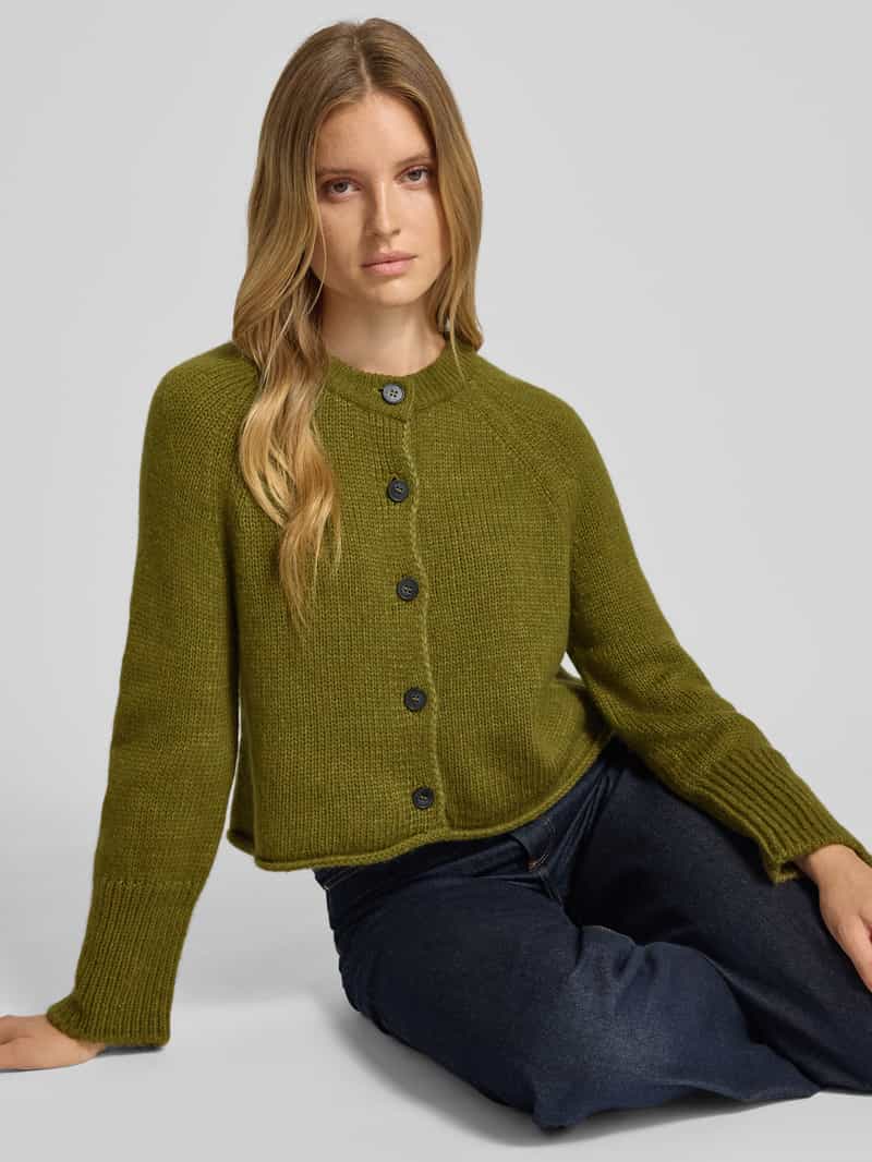 Marc O'Polo Loose fit cardigan van scheerwolmix