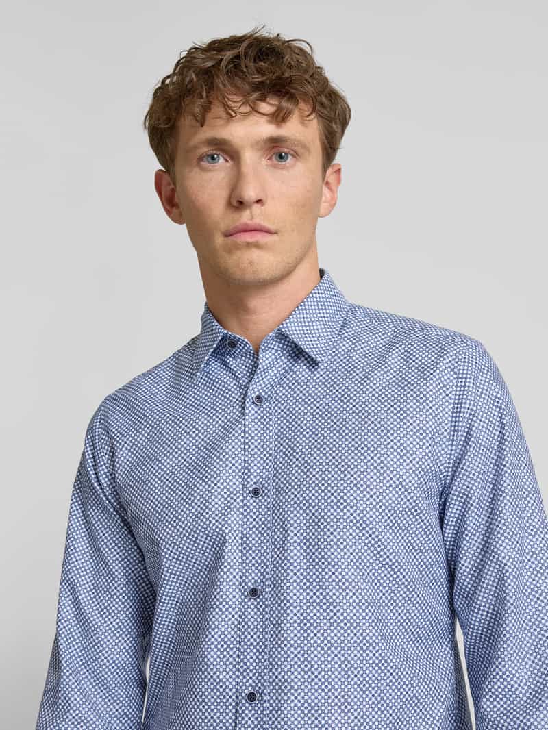 JOOP! JEANS Slim fit vrijetijdsoverhemd met kentkraag model 'Hanson'