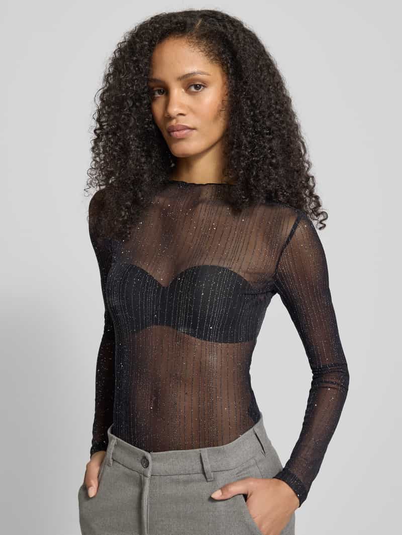 Vila Shirt met lange mouwen in semi-transparant design model 'TURNO'