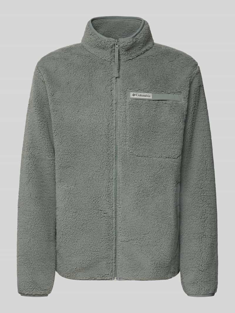 Columbia Regular fit fleecejack met logopatch