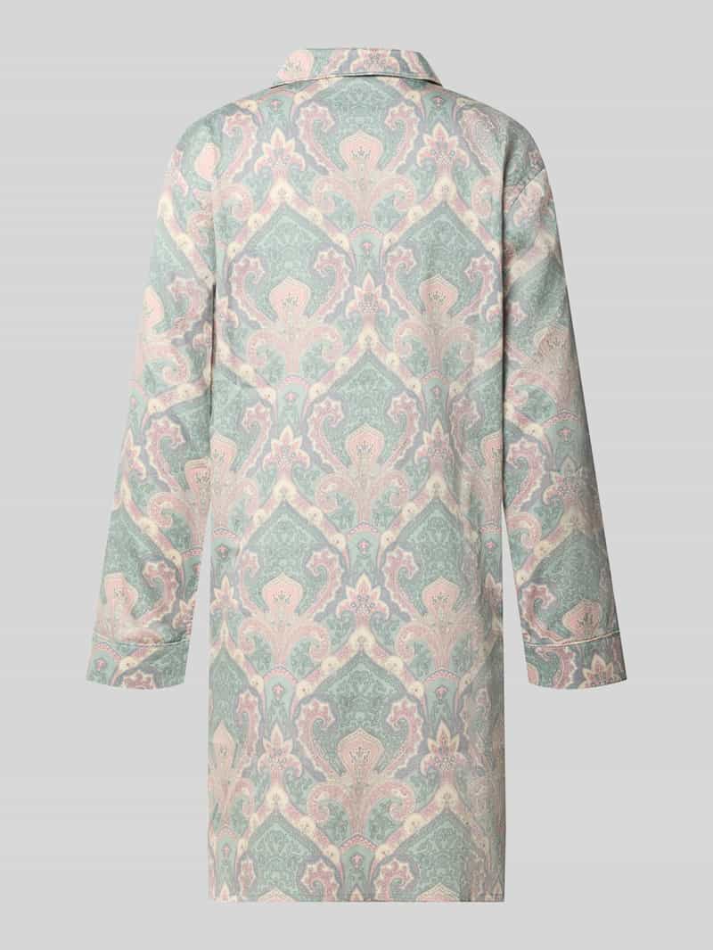 Lauren Ralph Lauren Nachthemd met relaxed fit van katoenmix