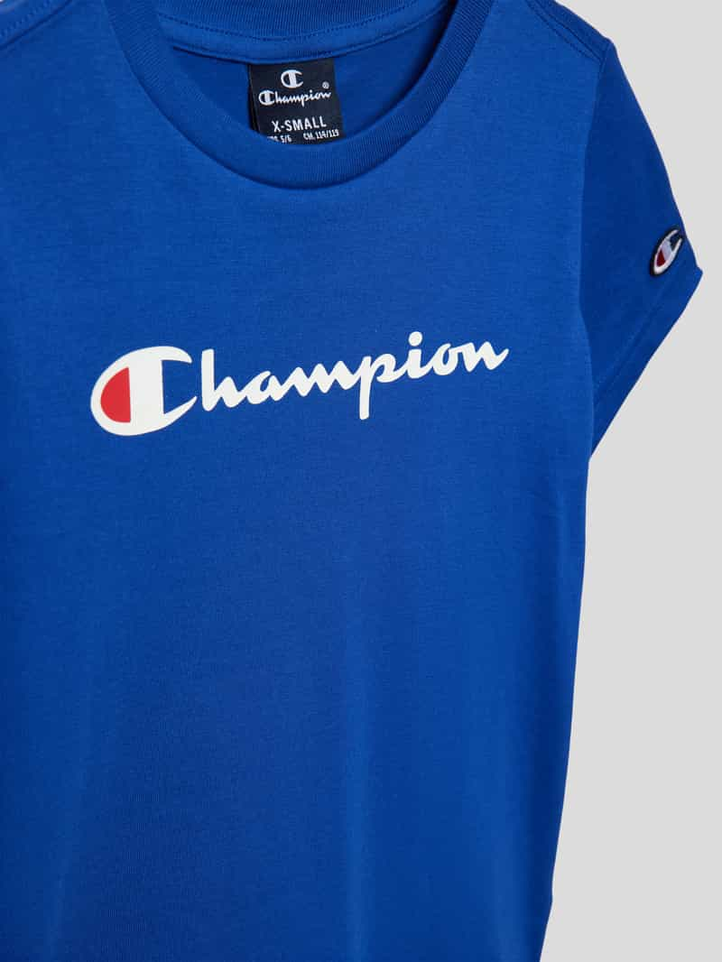 Champion T-shirt met labelprint