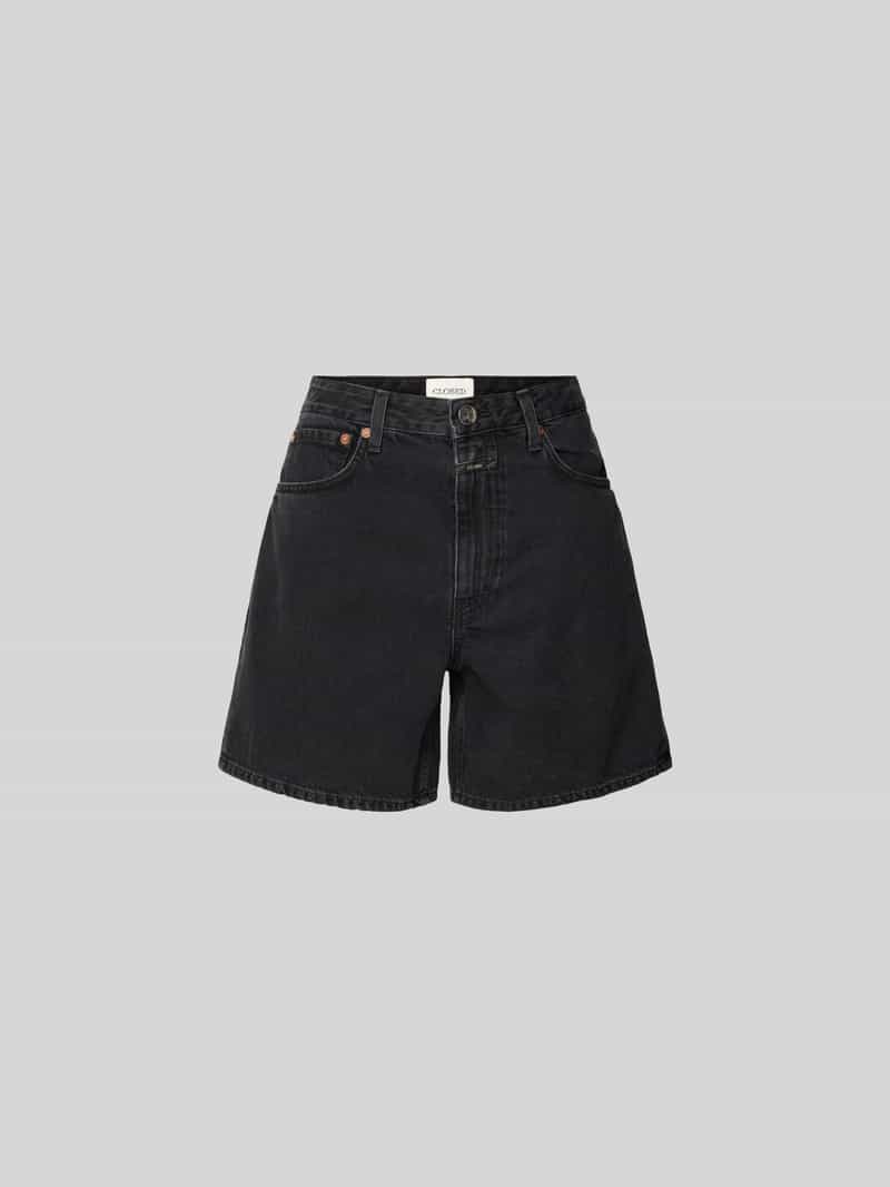 Relaxed fit korte jeans van katoen