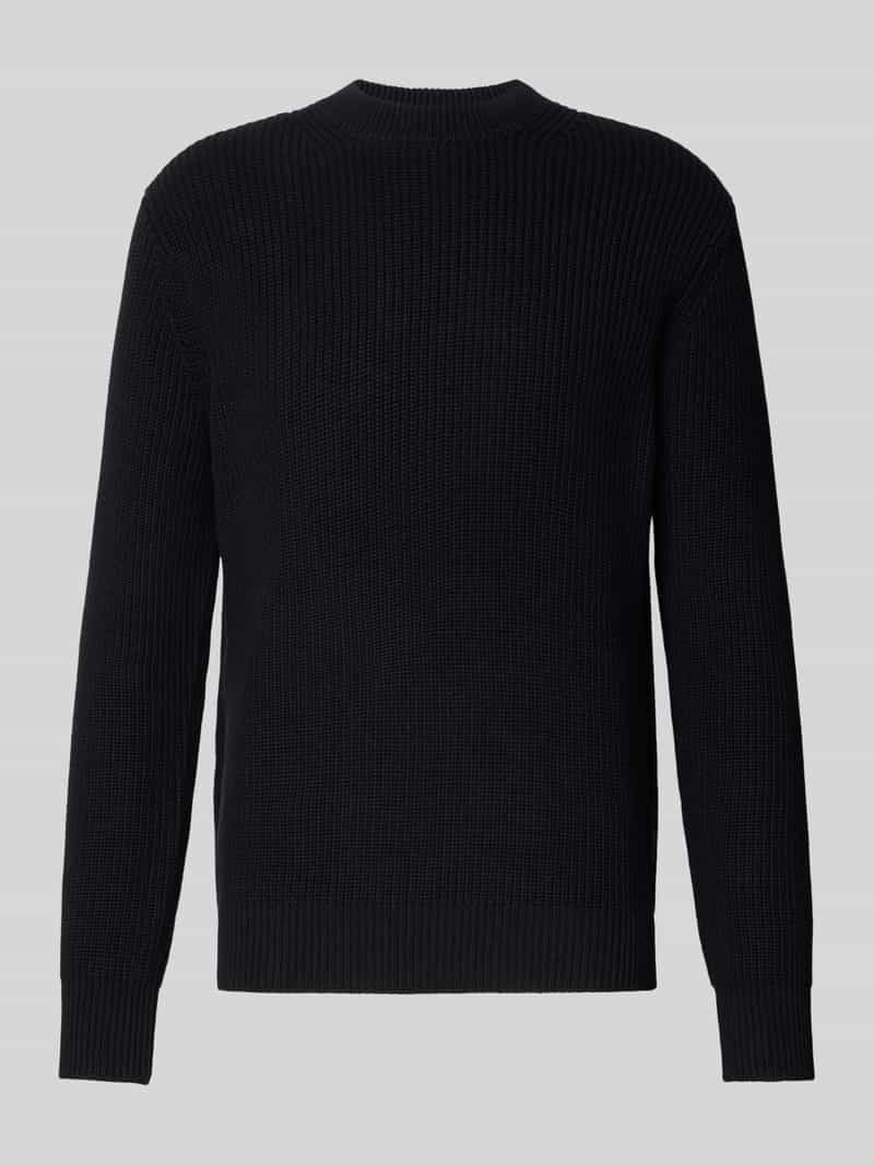 Replay Gebreide pullover met ribboorden