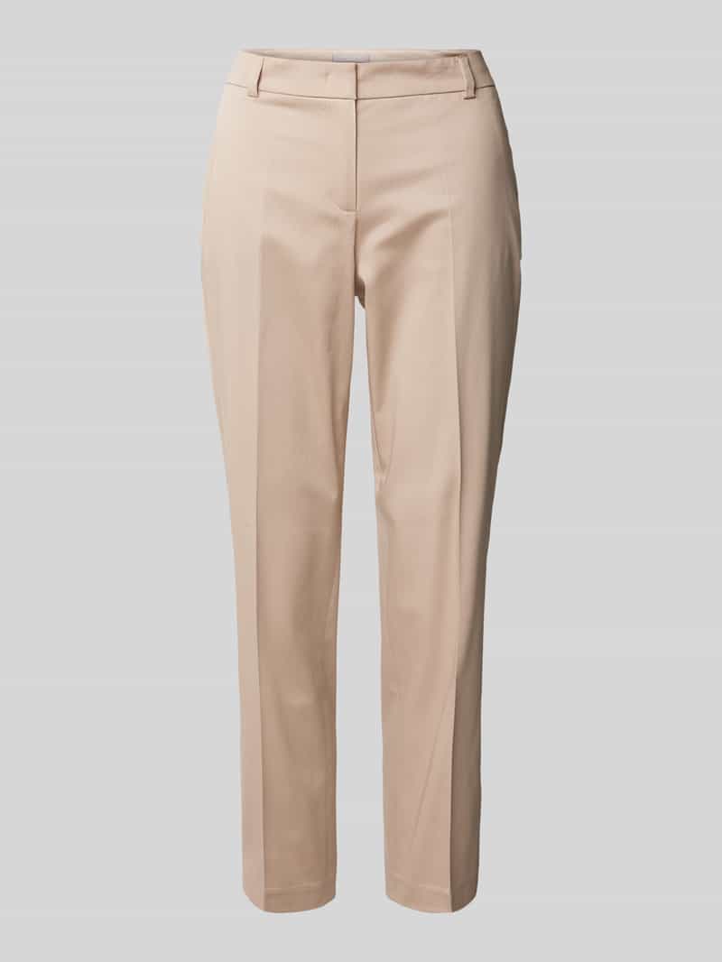 Christian Berg Woman Selection Slim fit pantalon van katoenmix