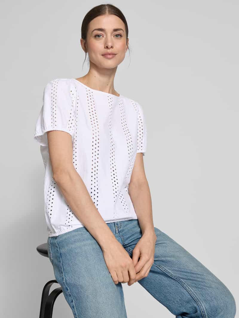 mustang T-shirt met ronde hals model 'Assaria'