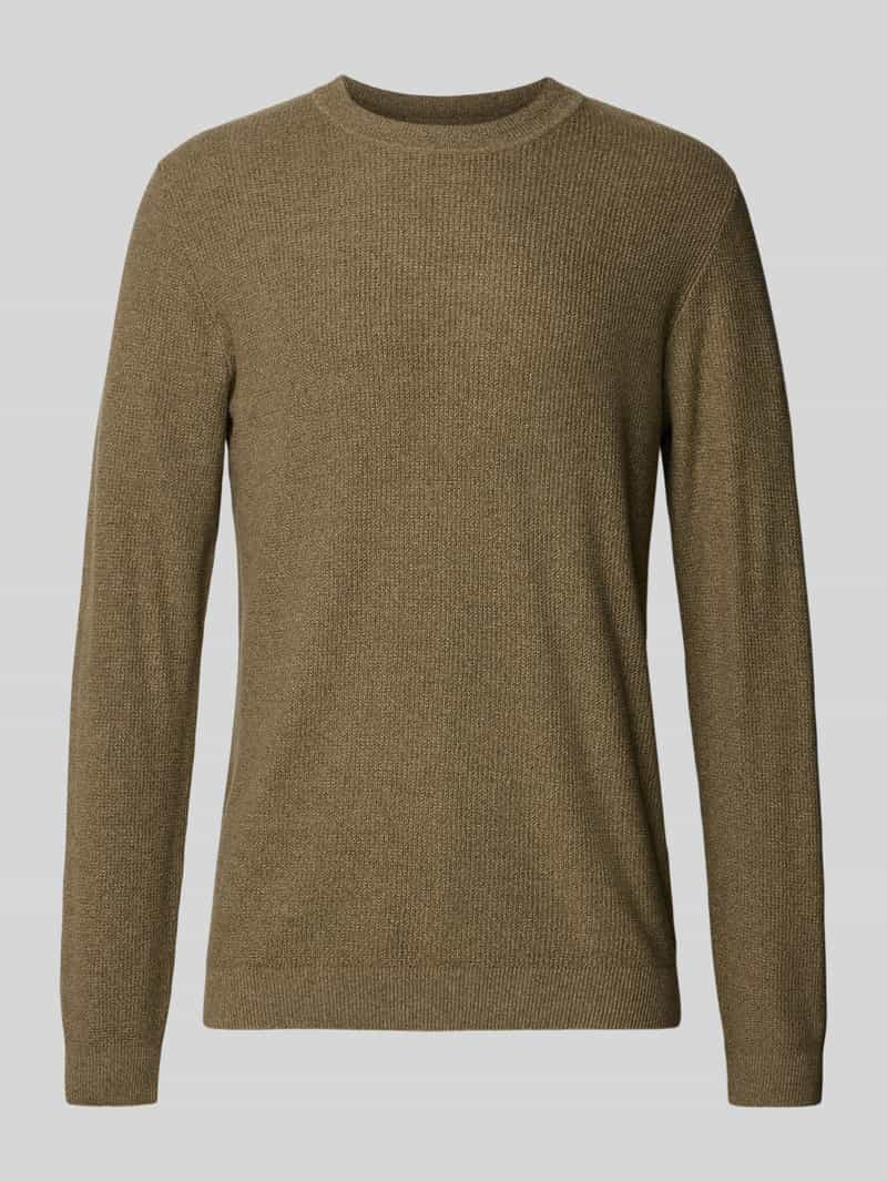 Jack & Jones Premium Gebreide pullover met ribboorden, model 'LUCAS'