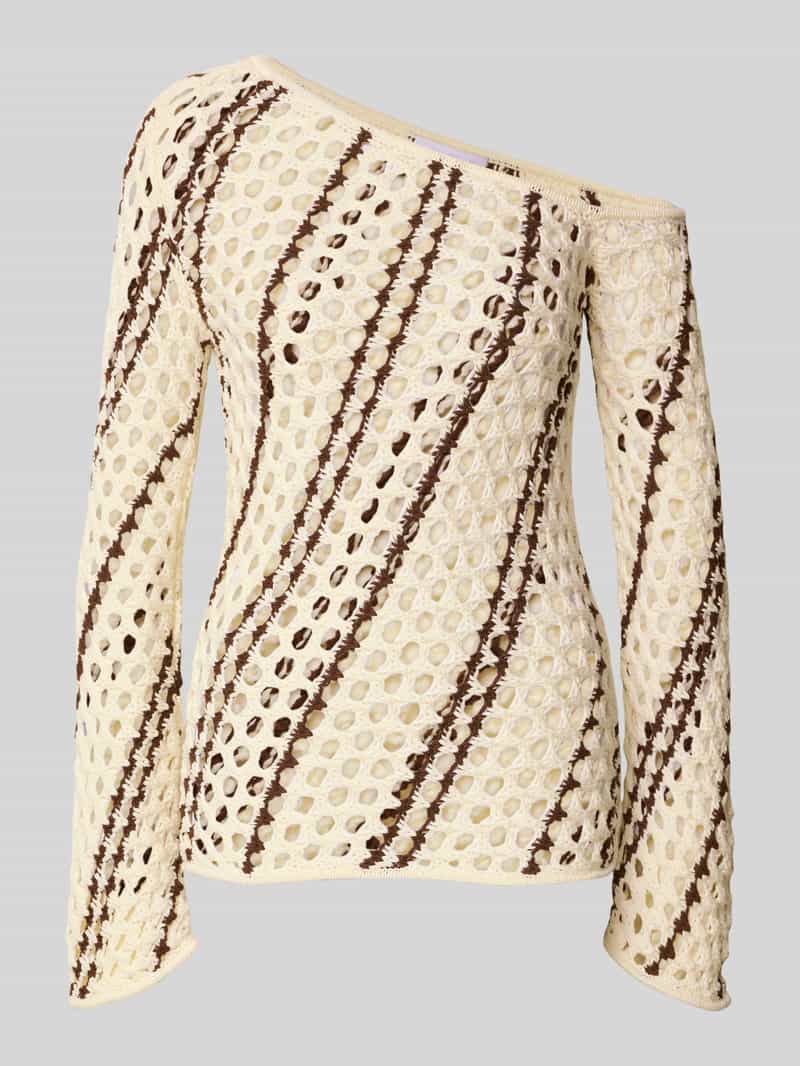 LeGer Gebreide pullover in one shoulder-look model 'Laren'