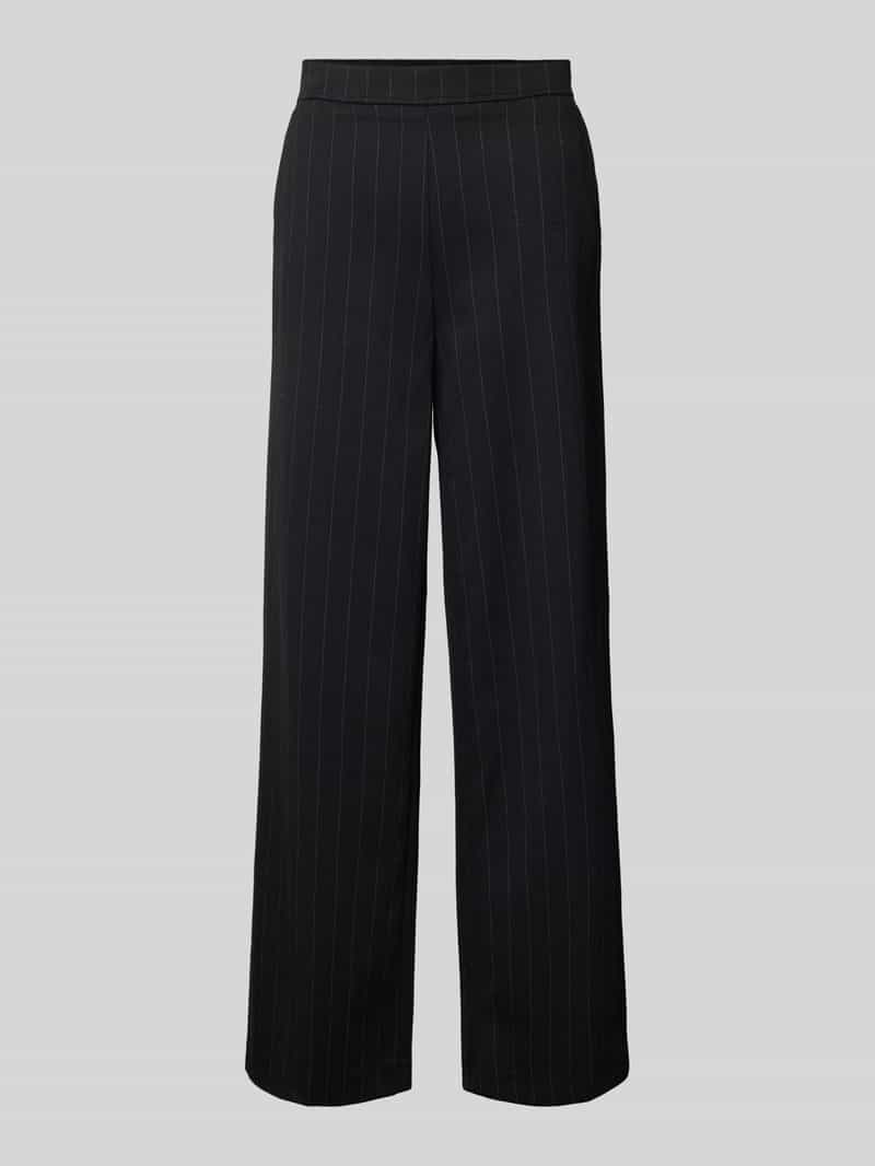 Christian Berg Woman Wide leg stoffen broek met steekzakken