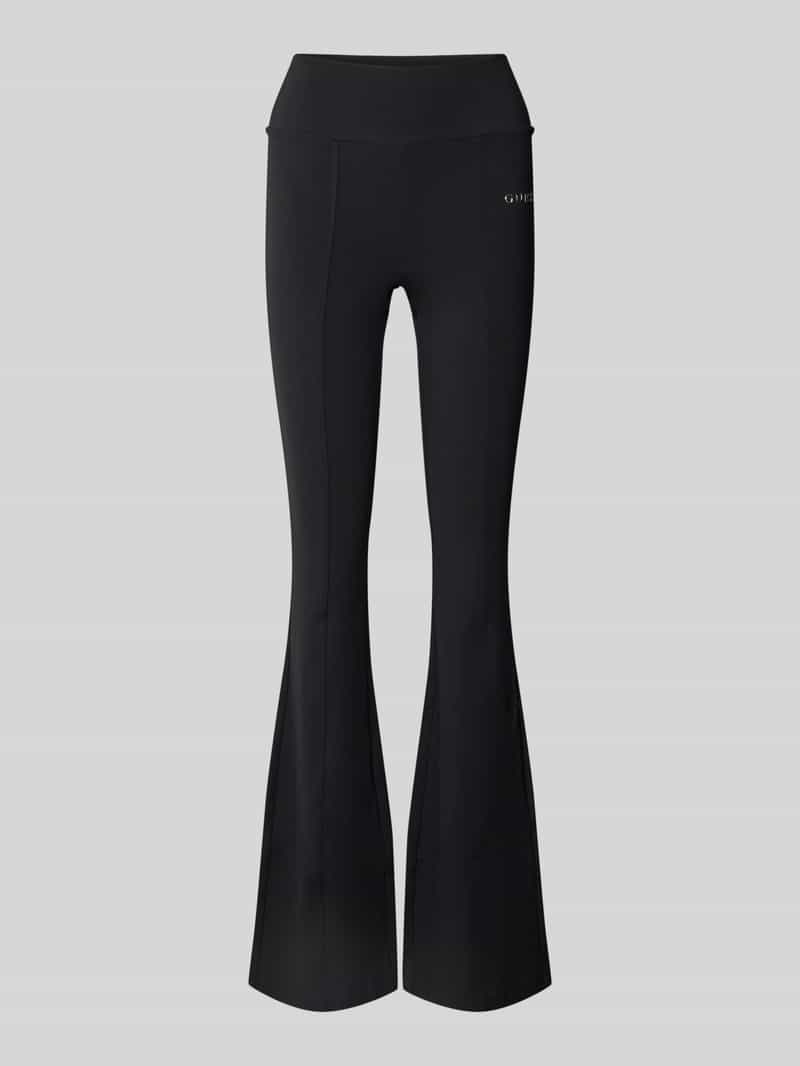 Guess Activewear Flared cut legging met lengtenaden model 'MARGOT'