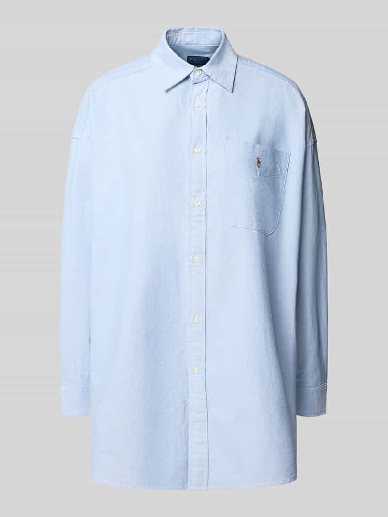 Polo Ralph Lauren Regular fit overhemdblouse met logostitching
