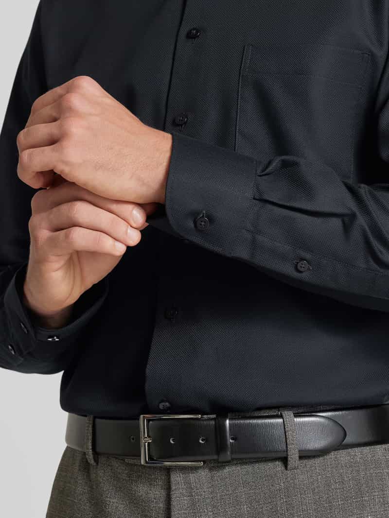 Eterna Modern fit zakelijk overhemd met kentkraag