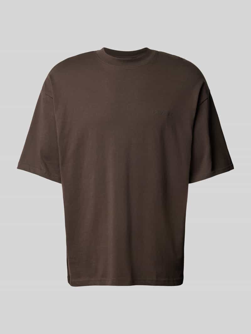 REVIEW Oversized T-shirt met labelprint