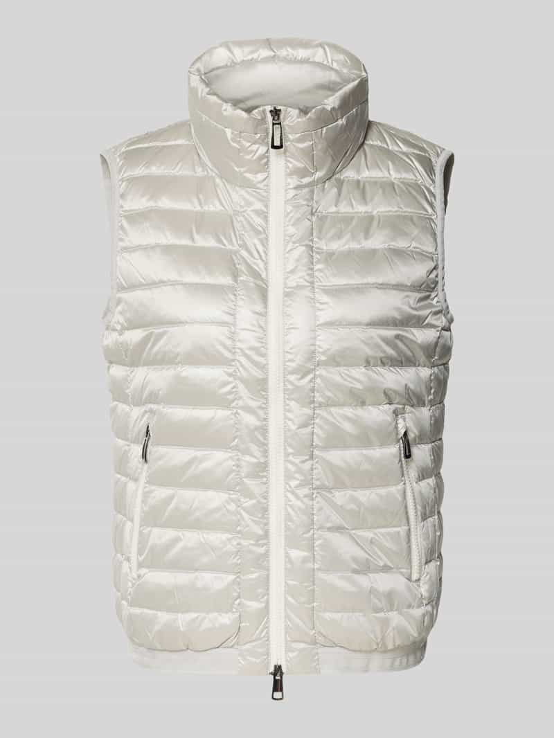 Marc Cain Bodywarmer met opstaande kraag en tweewegsritssluiting