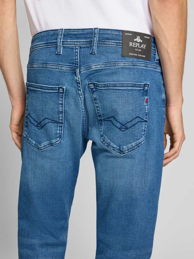 Replay Straight leg jeans in 5-pocketmodel model 'GROVER'