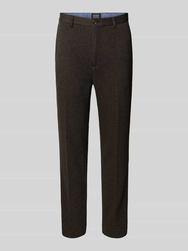 Scotch & Soda Stoffen broek met achterzakken