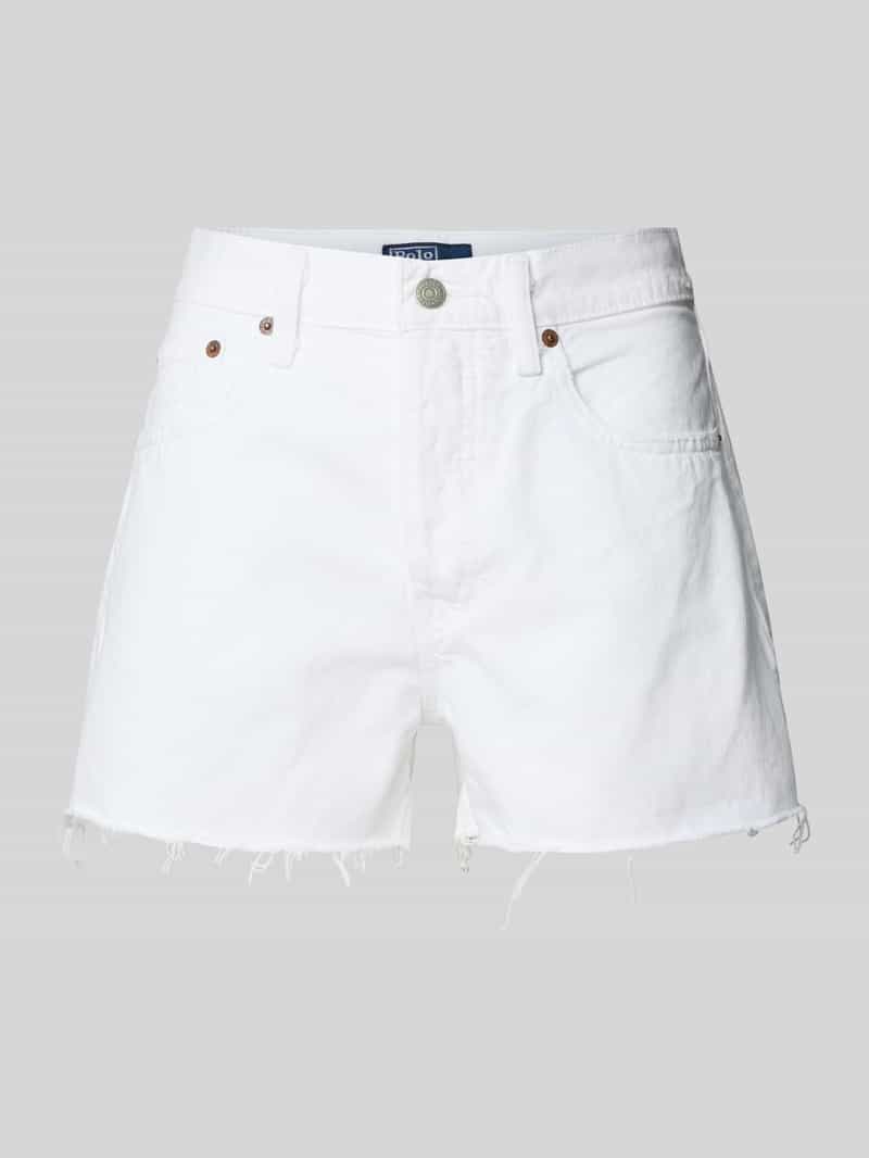 Polo Ralph Lauren Korte regular fit jeans met franjes