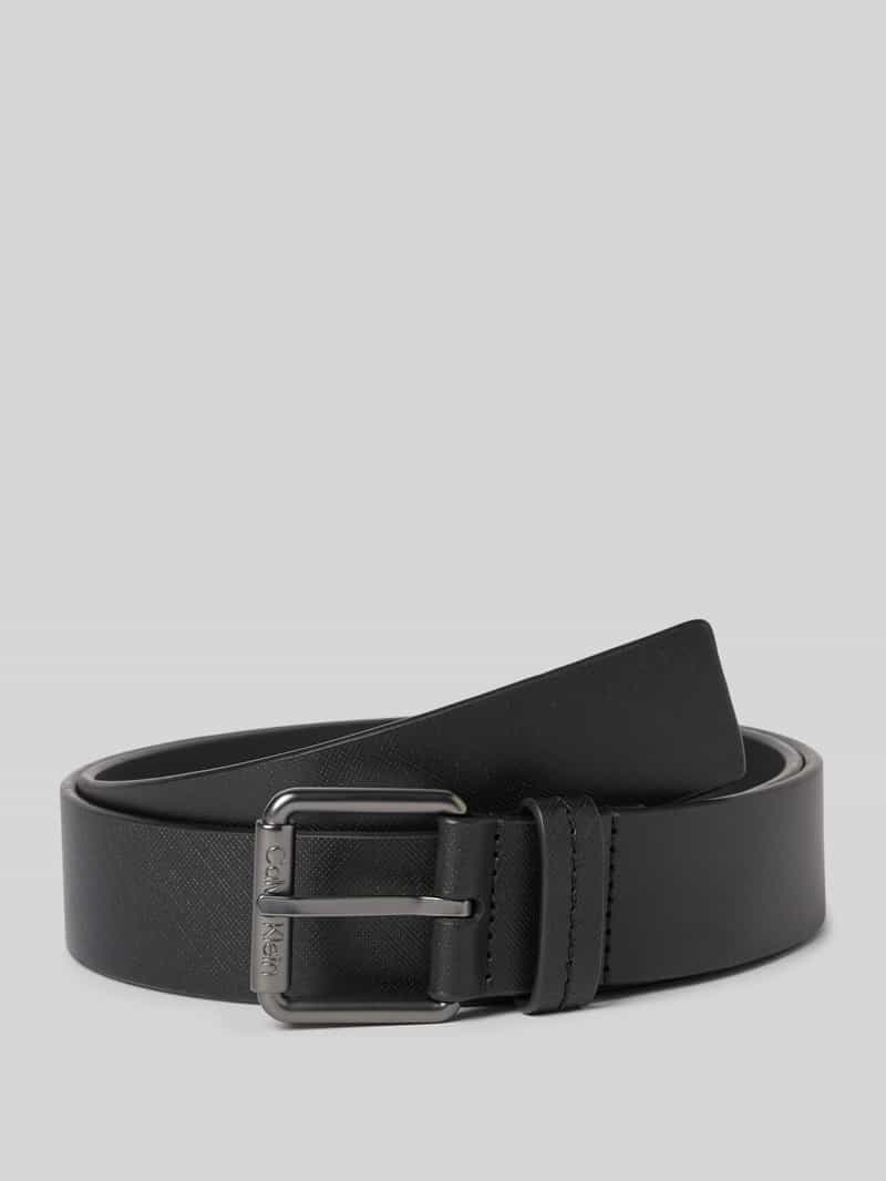 CK Calvin Klein Riem van nappaleer met doornsluiting