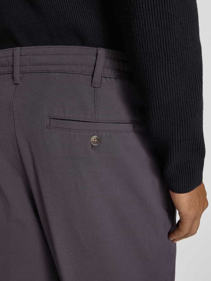 MCNEAL Wide fit stoffen broek met persplooien
