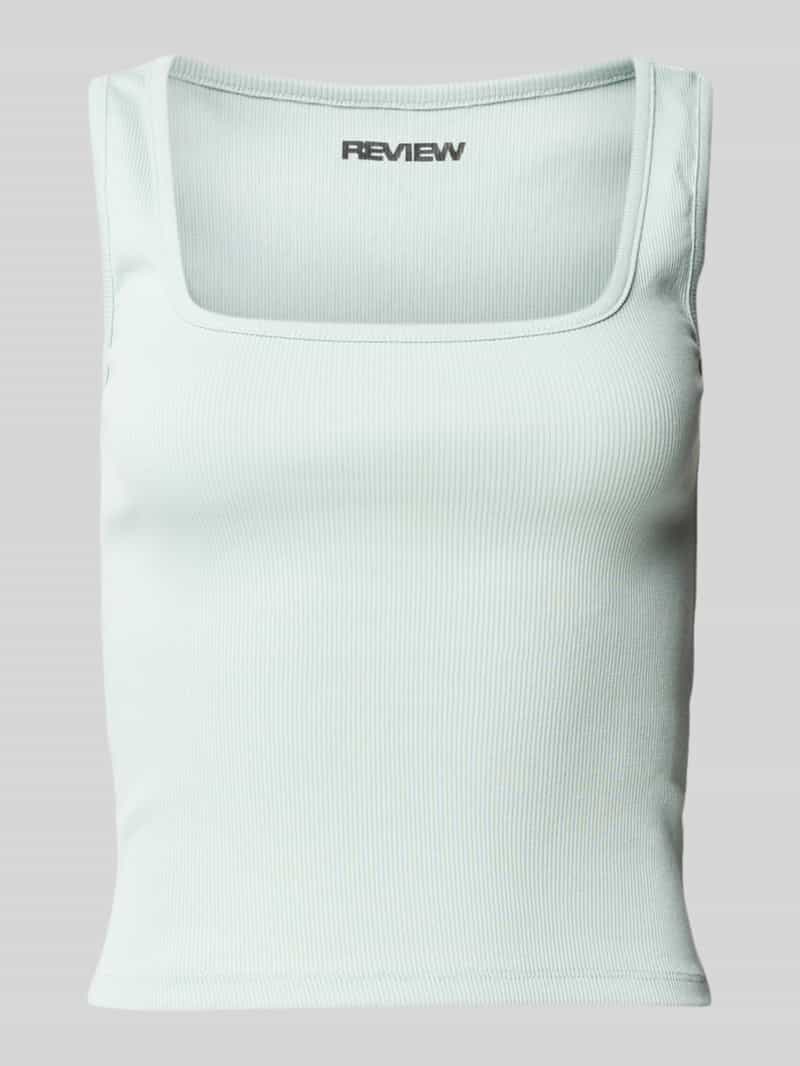 Review Tanktop met vierkante hals