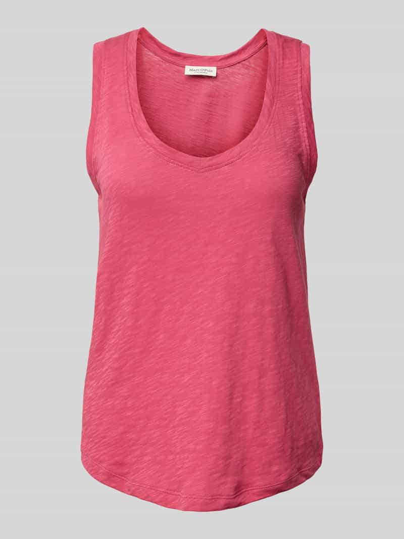 Marc O'Polo Regular fit tanktop van katoenen slubjersey