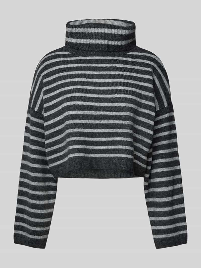 Only Korte gebreide pullover met col, model 'TALIO'