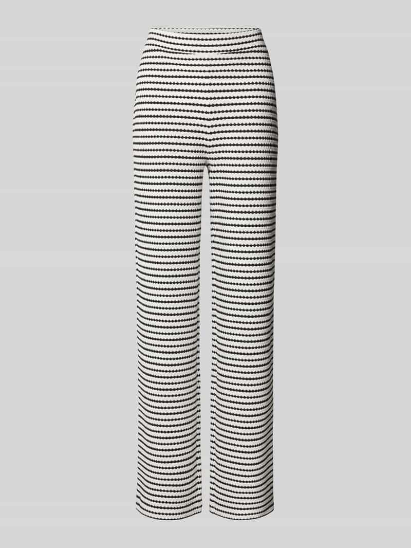 s.Oliver RED LABEL Relaxed fit stoffen broek met katoen