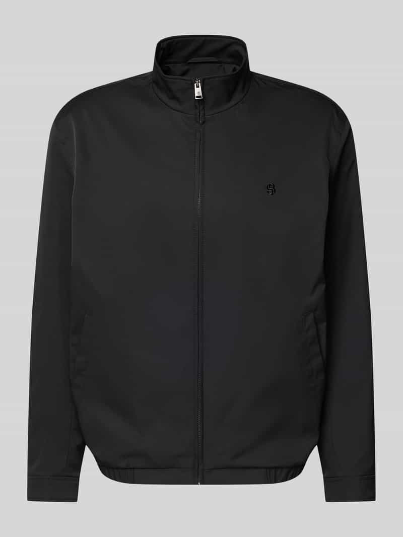 regular fit blouson met logostitching model 'H-CARVO'