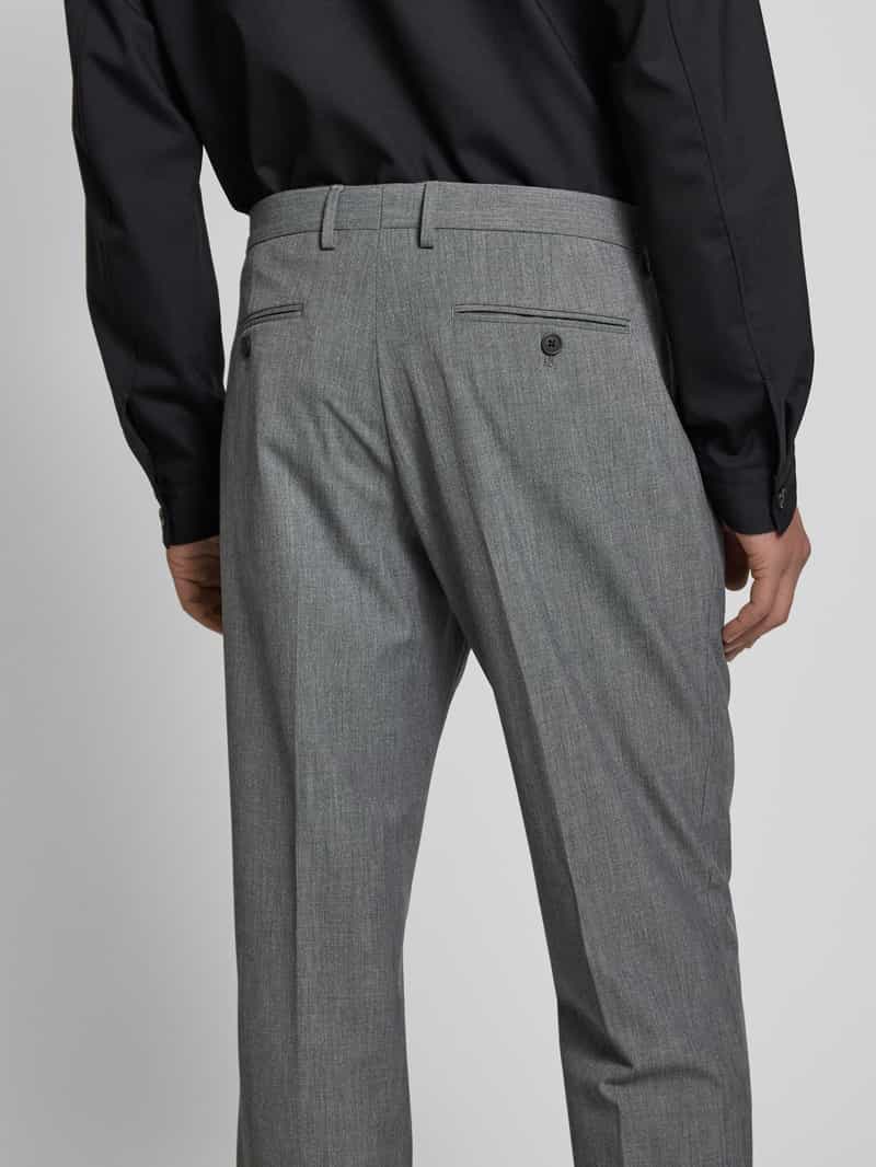 Christian Berg Men Regular fit pantalon met persplooien