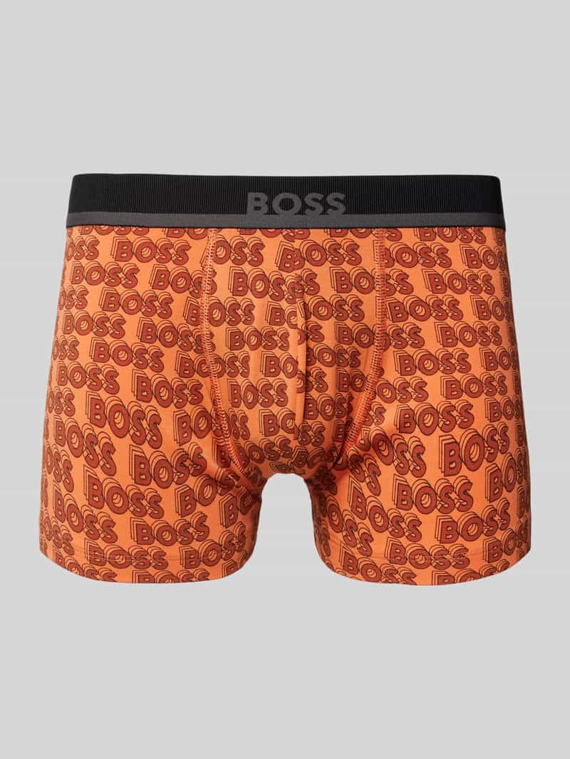 Boss Boxershort met elastische band met label