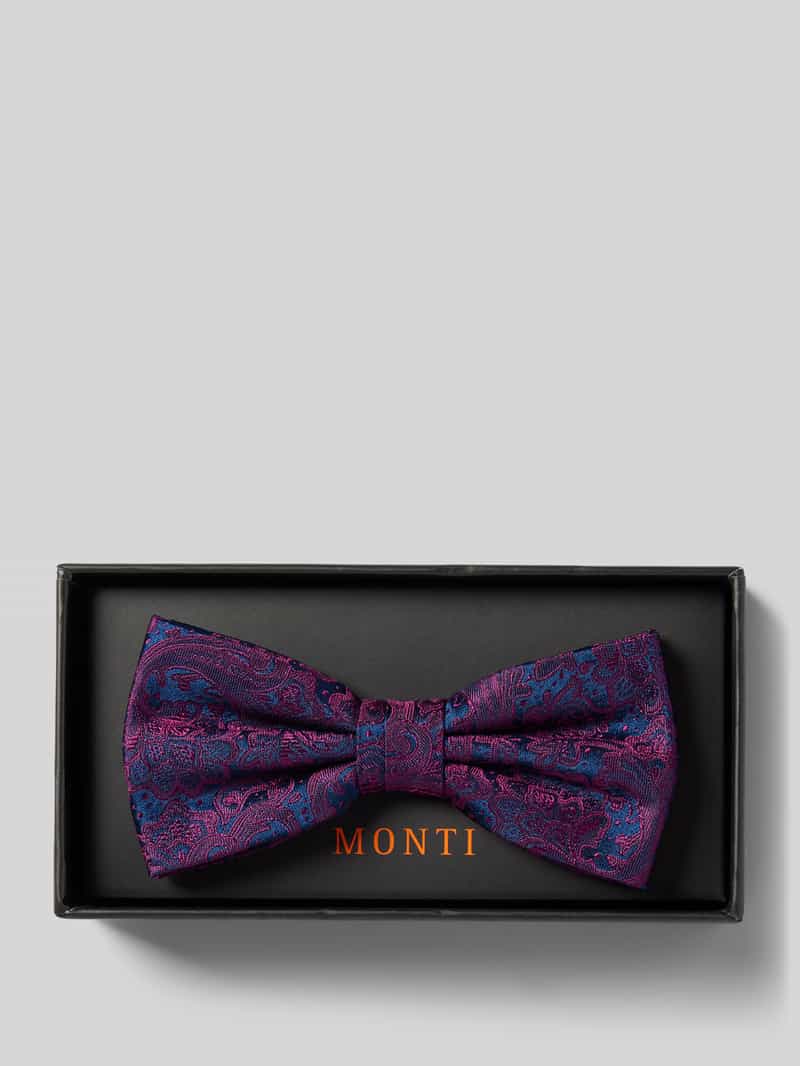 Zijden strik met paisleymotief, model 'Flavio'