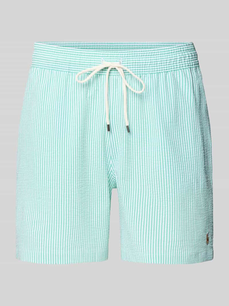 regular fit zwembroek van katoenmix model 'TRAVELER'