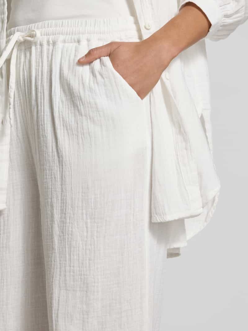Only Regular fit broek met wijde pijpen model 'THYRA'