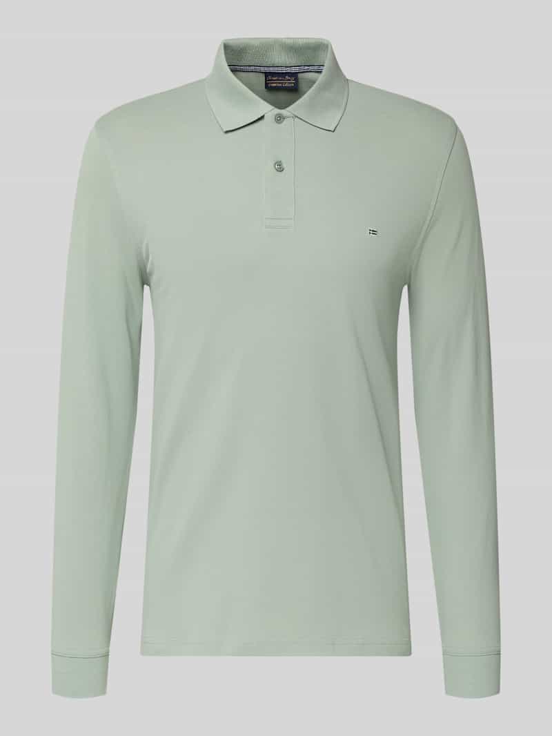 Christian Berg Men Poloshirt met labelstitching