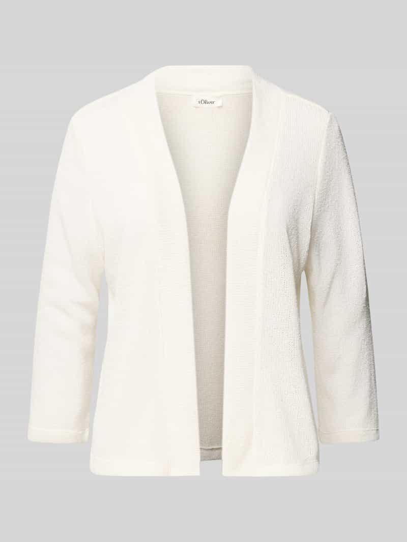 s.Oliver RED LABEL Relaxed fit cardigan van bouclé
