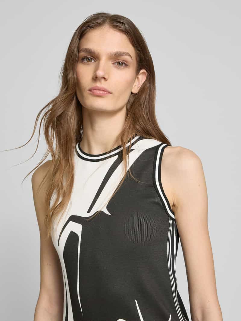 Marc Cain Mini-jurk met ronde hals