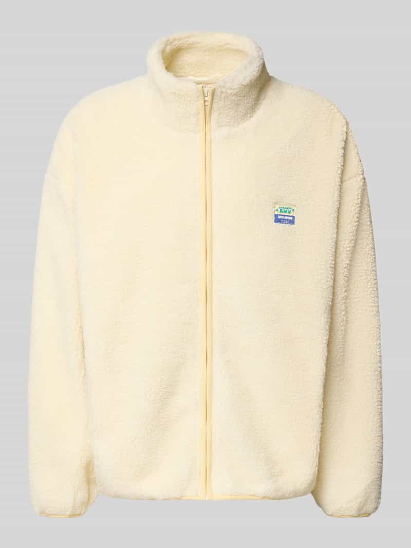 American vintage Fleecejack met opstaande kraag model 'HOKTOWN'