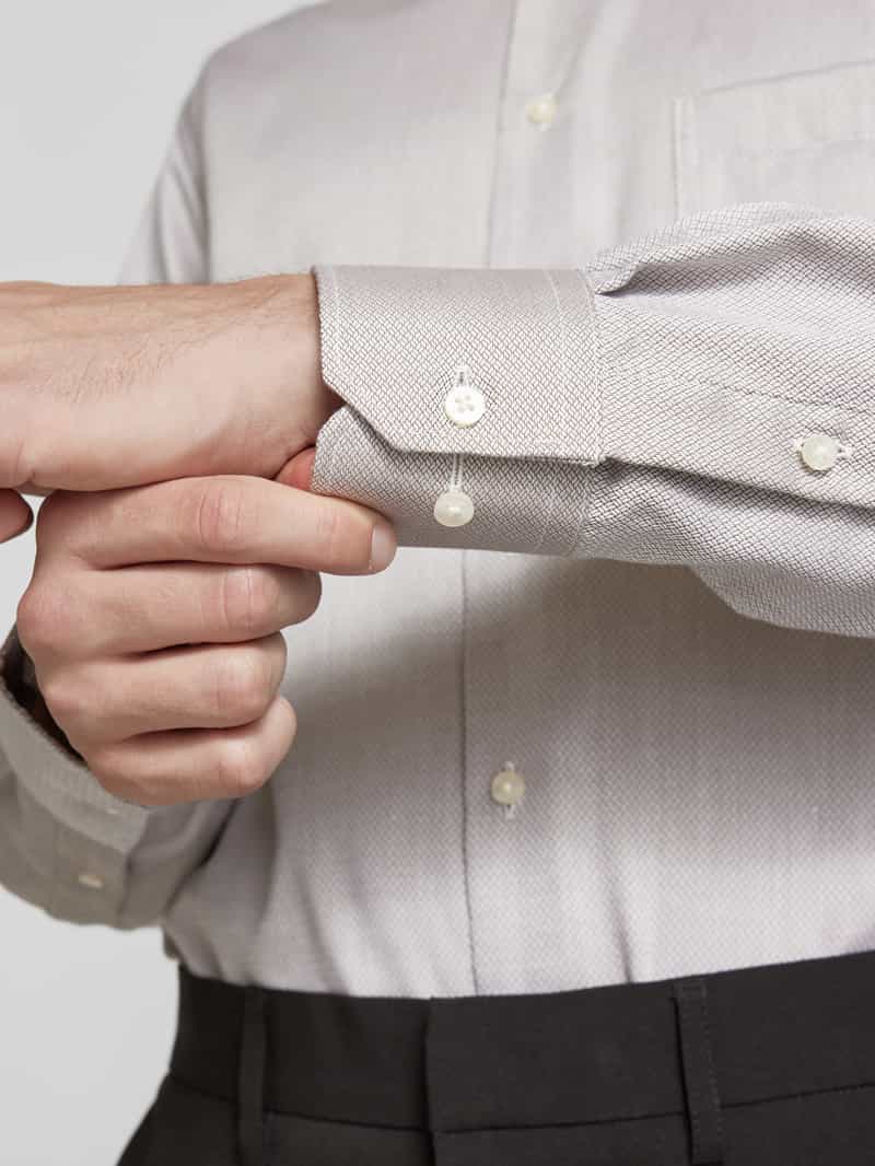 Eterna Modern fit zakelijk overhemd met borstzak