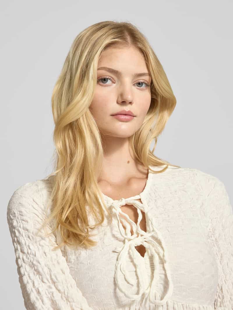 Gina Tricot Shirt met lange mouwen en V-hals