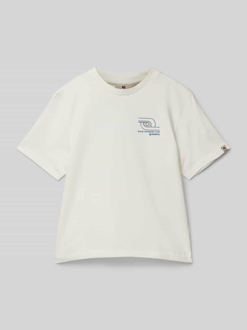 Garcia T-shirt met labelprint