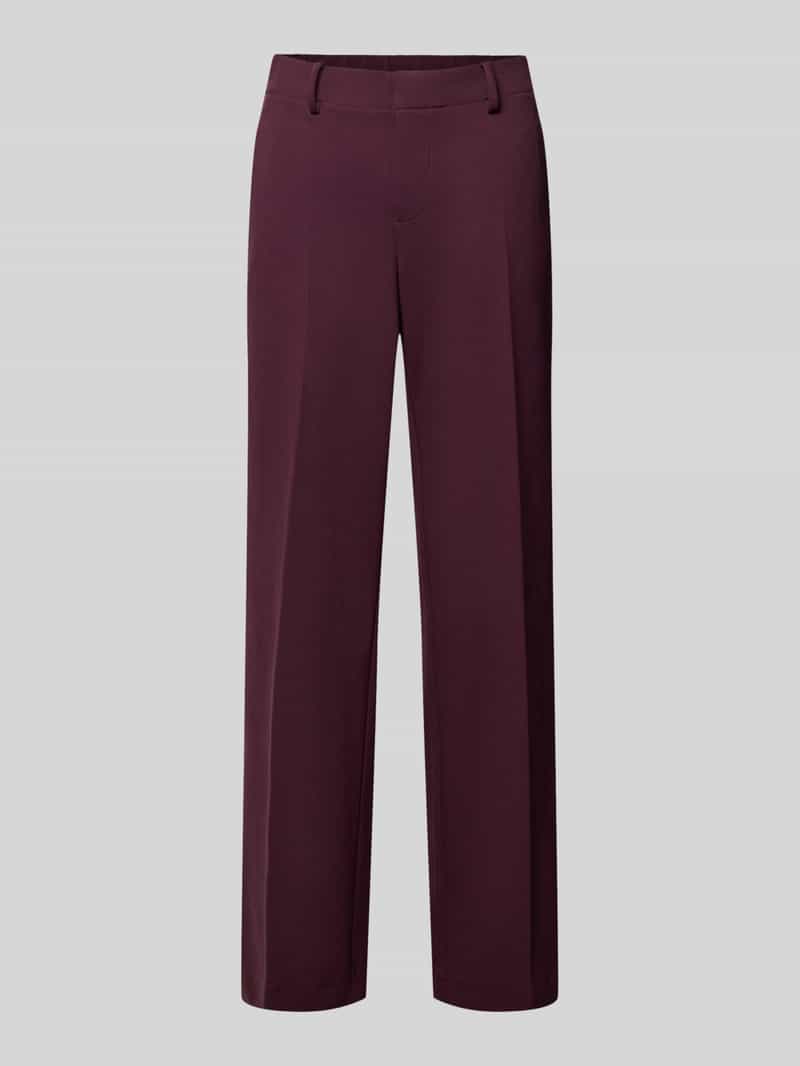 wide leg broek met riemlussen model 'Fenja'