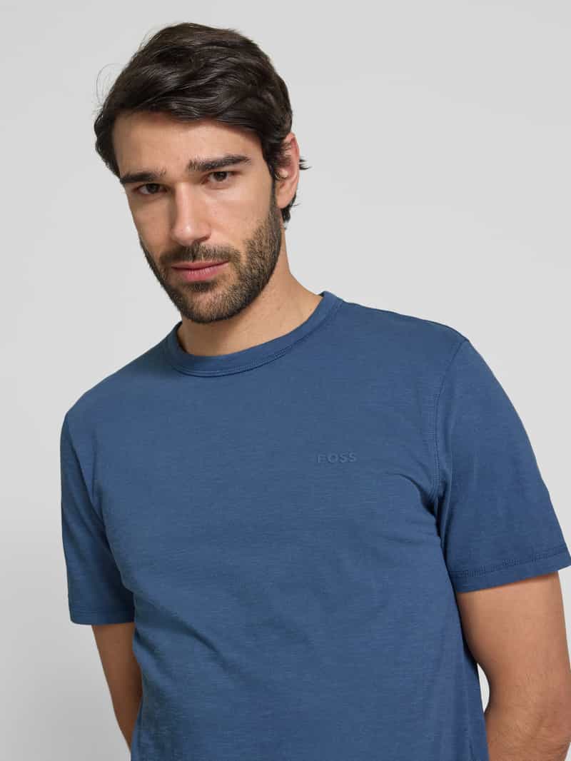 Boss Orange T-shirt met labelprint model 'Tegood'