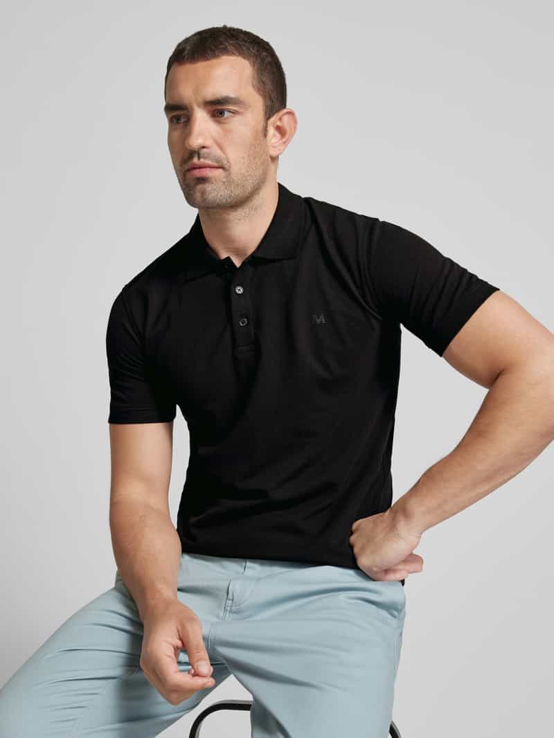 Matinique Poloshirt met labeldetail model 'MApoleo'