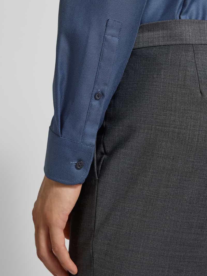 Jake*s Slim fit zakelijk overhemd van premium kwaliteit