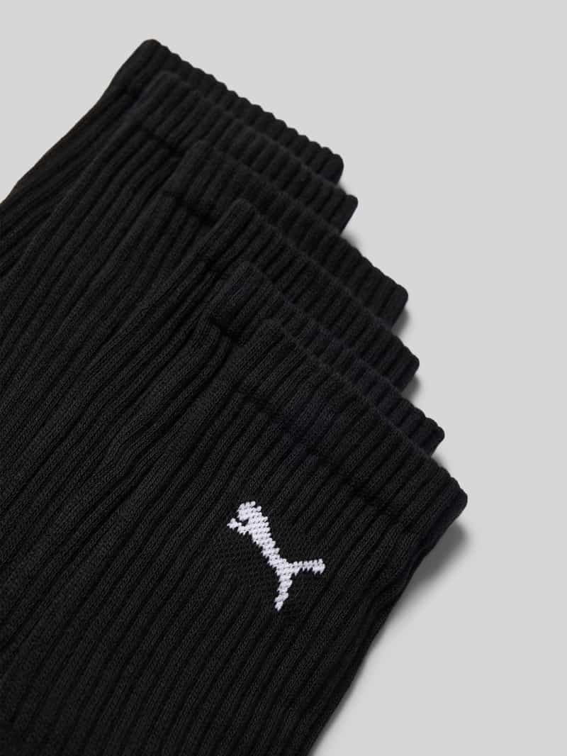 Puma crew sokken zwart set van 6, foto 3