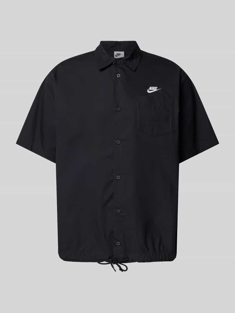 Nike Regular fit vrijetijdsoverhemd met logostitching