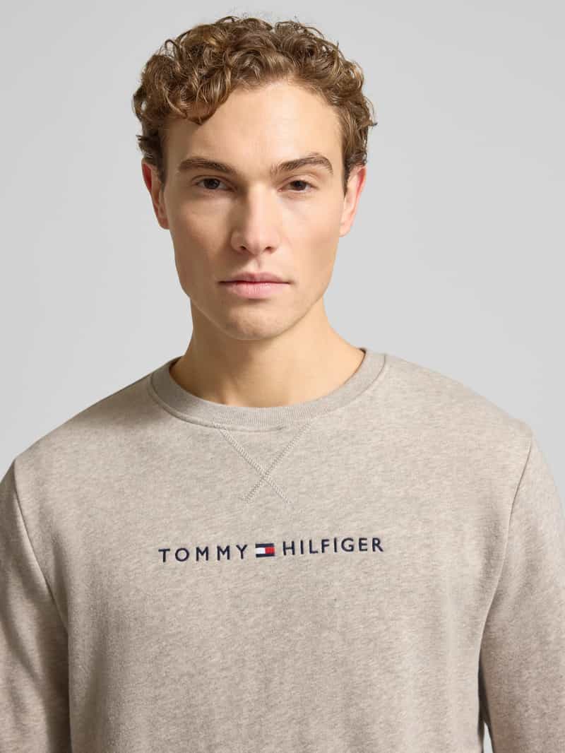 Tommy Hilfiger Regular fit sweatshirt van katoenmix