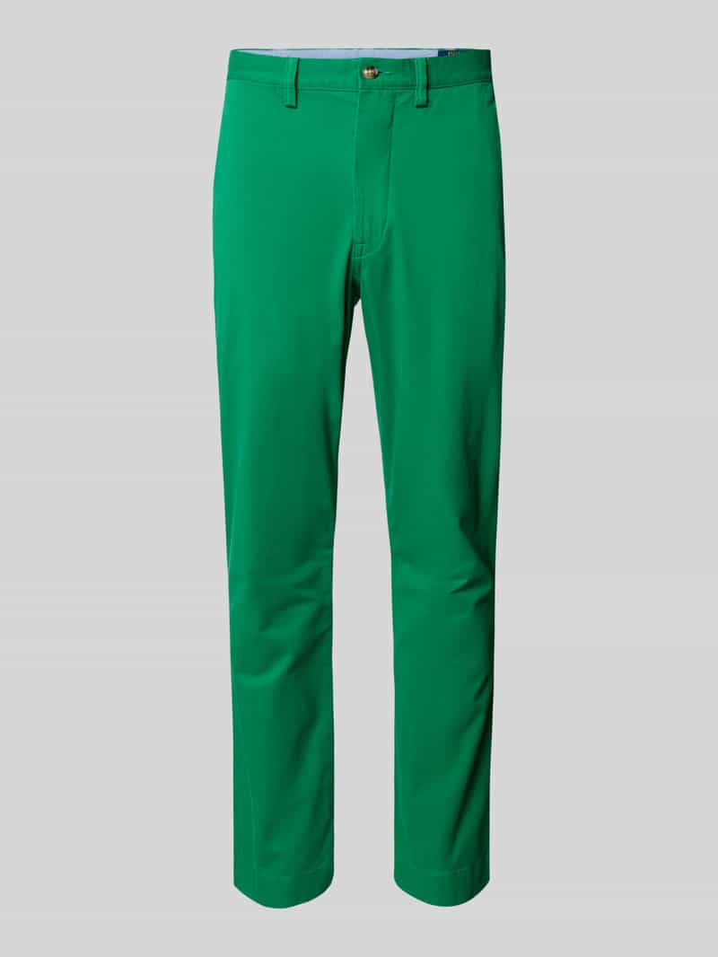 Polo Ralph Lauren Regular fit chino met knoop- en ritssluiting
